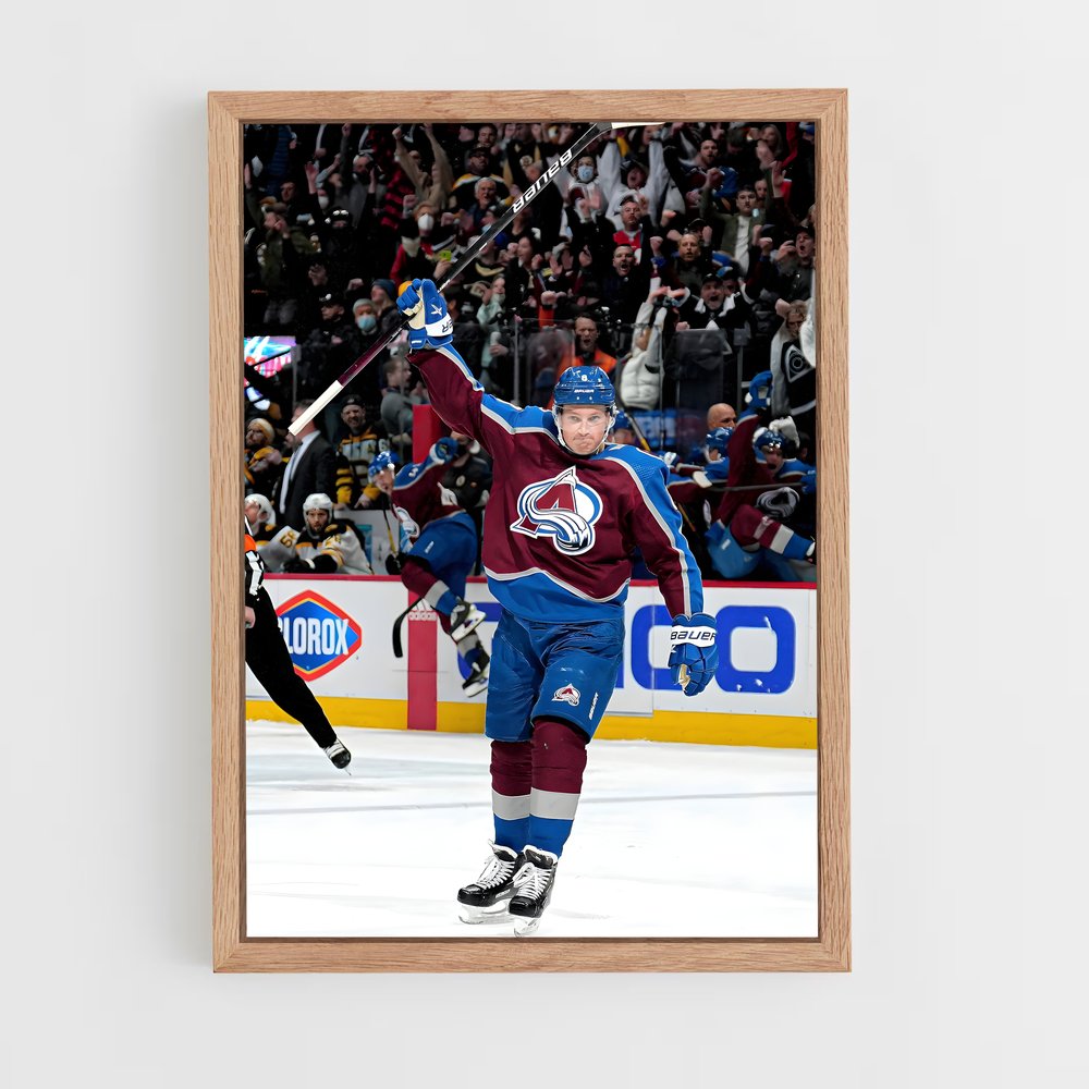 Poster Célébration Énergique – affiche Hockey sur glace (vue 4)